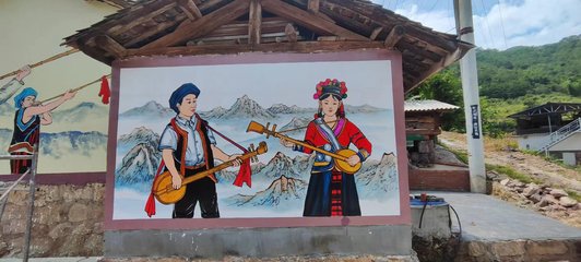 鄉村振興手繪墻——美佳彩繪黔西南分公司助力美麗鄉村建設