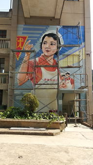 舊貌煥新顏 錦泰彩繪助力云南紡織廠生產區文創改造